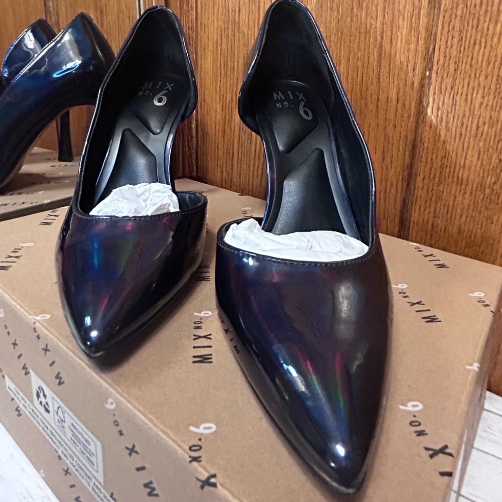 Supernova Black Holographic heel by Mix No 6